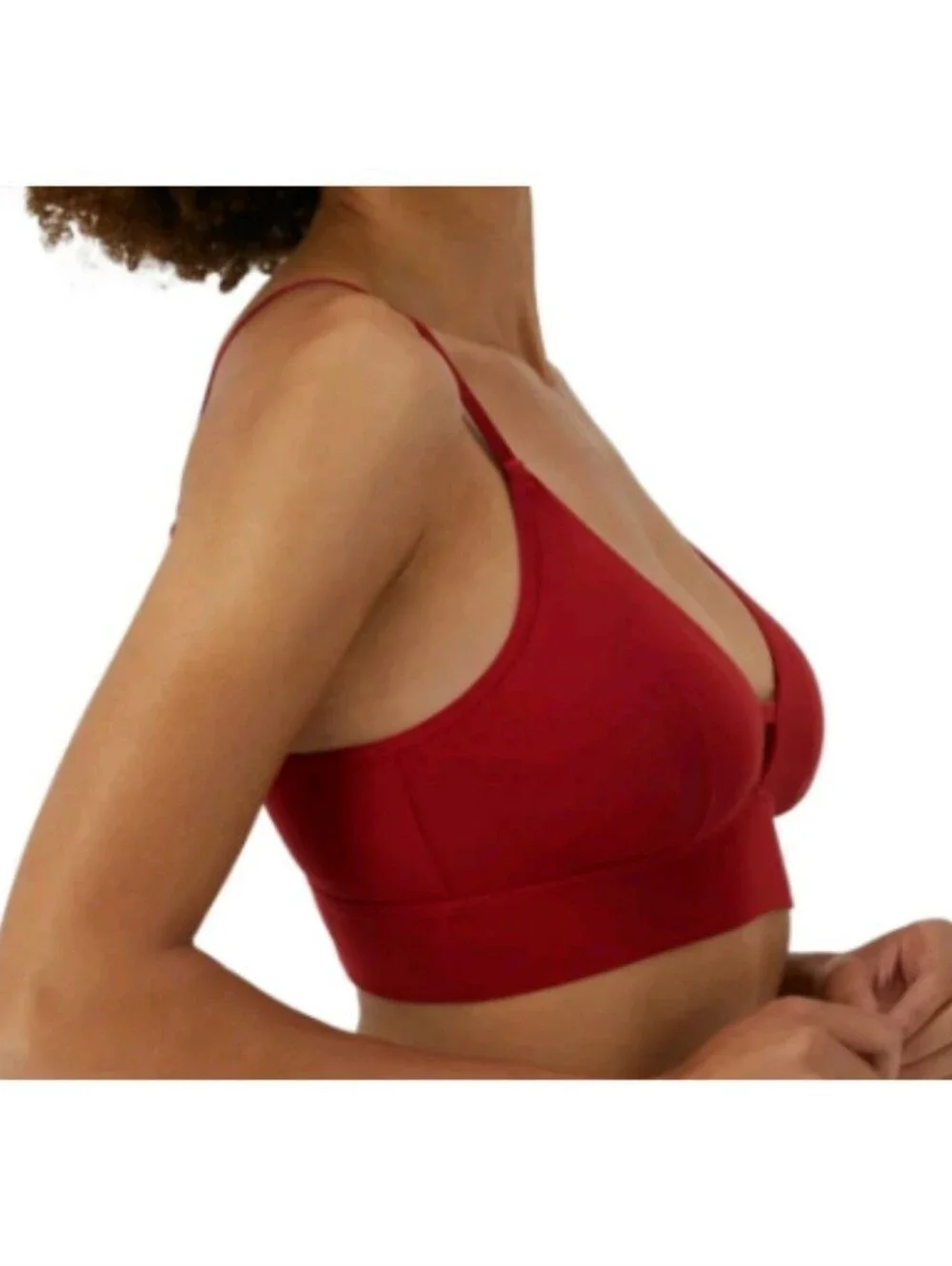 Hanes Originals Supersoft Longline Bralette